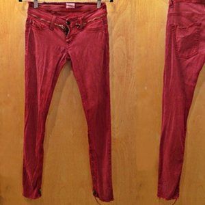 Hudson Low Rise Skinny Ankle Jeans